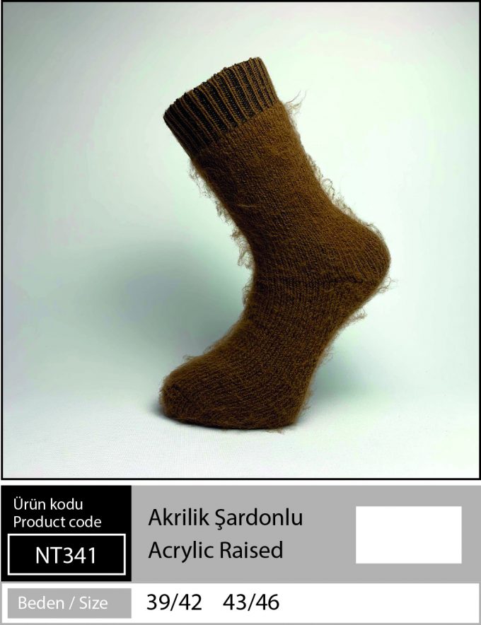 AKRİLİK ŞARDONLU ÇORAP - NT 341