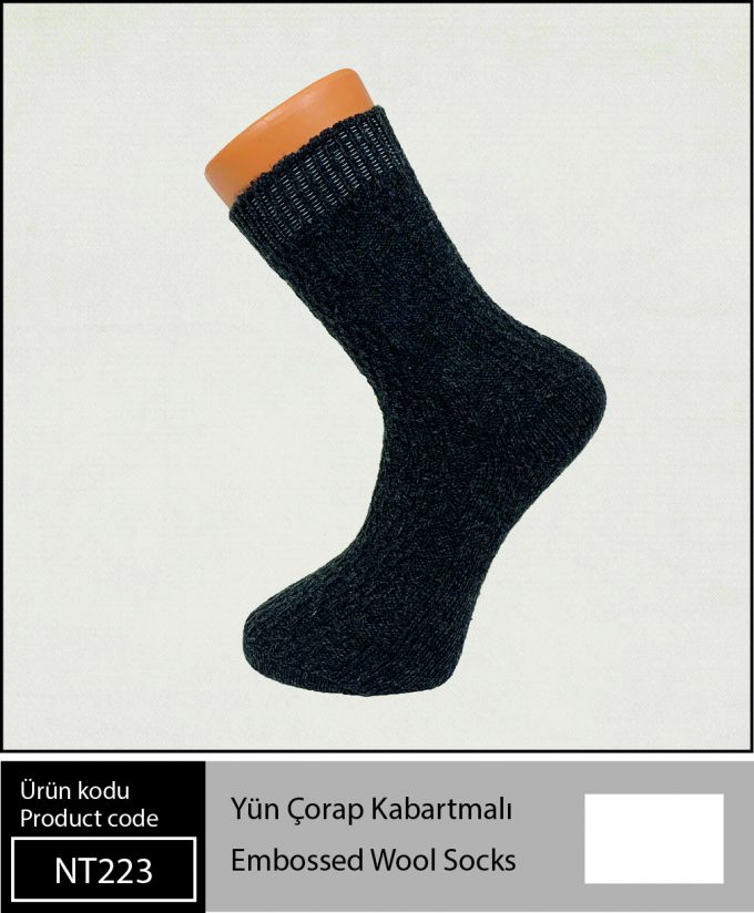 YÜN ÇORAP KABARTMALI - NT 223